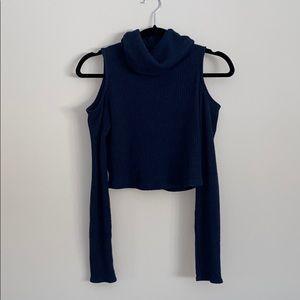 American Eagle cropped Turtleneck sweater